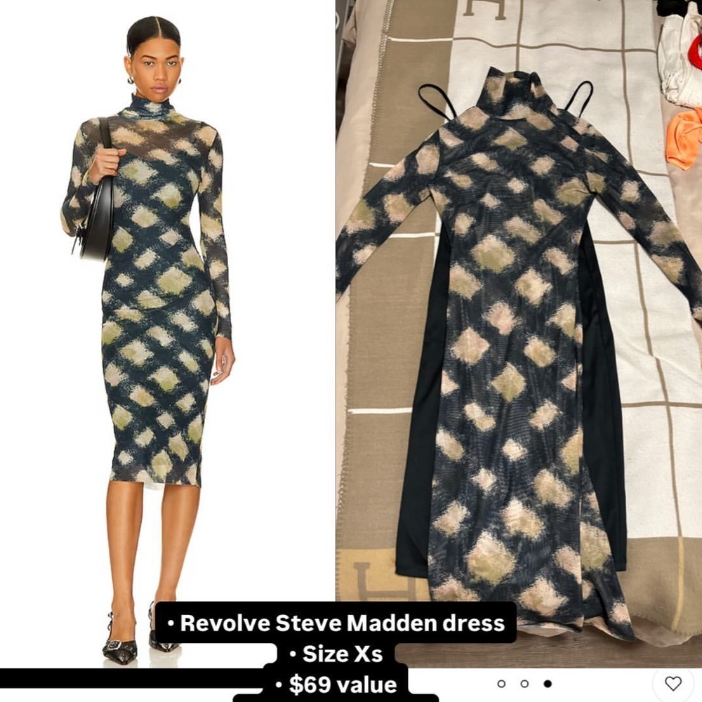 Size XS Steve Madden Vivienne Dress in Warm Stone